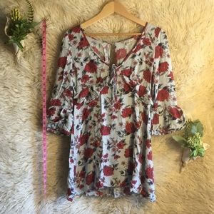 NWOT American Eagle Blue & Red Dress Small